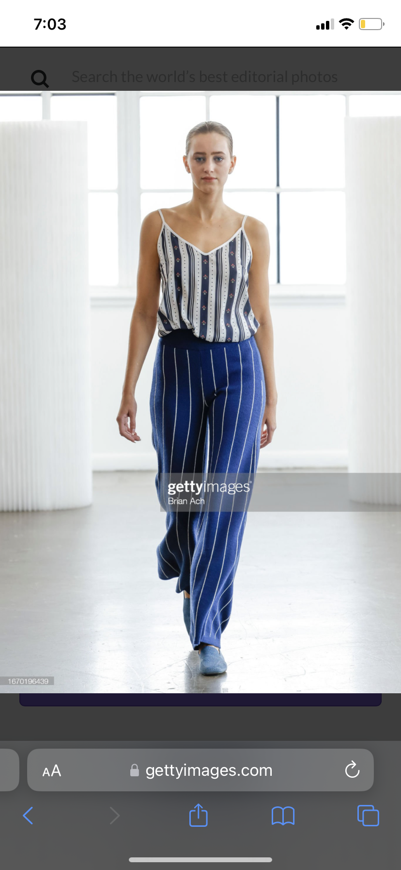 Merino Wool Pinstripe Pant