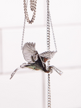 Load image into Gallery viewer, Silver Heron Necklace
