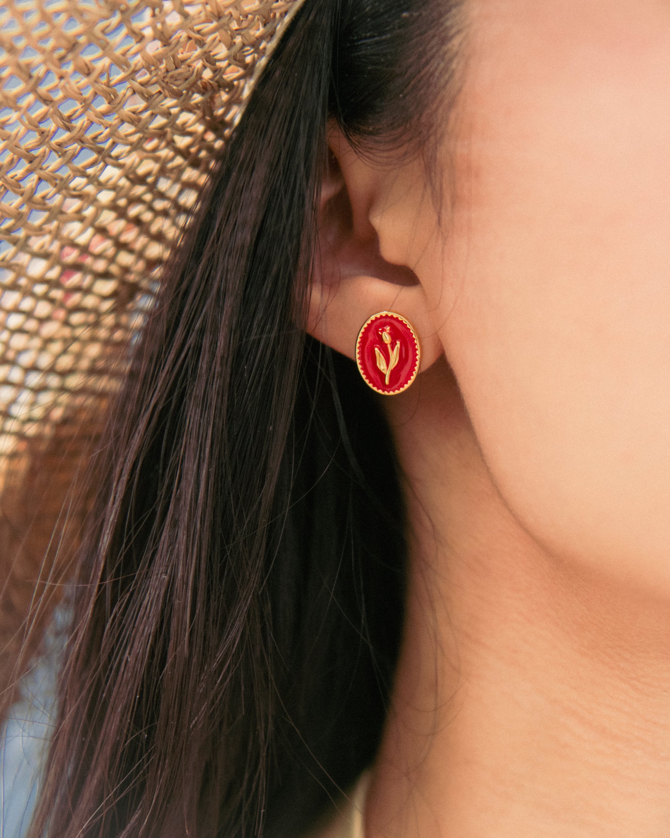 Tulip Post Earrings